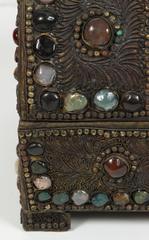 Large Vintage Inlaid Moroccan Wedding Jewelry Box