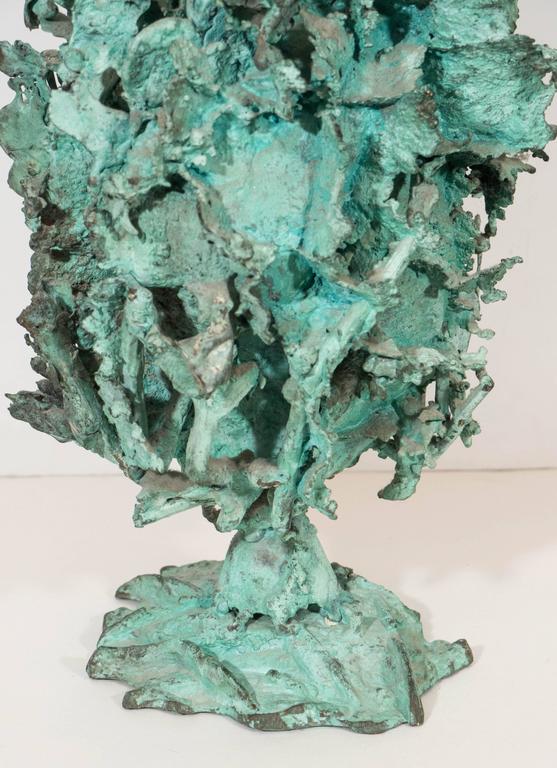 William Bowie Brutalist Bronze Sculpture, Signed and Dated at 1stDibs