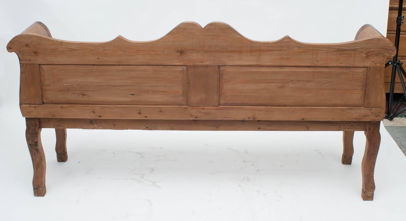 19th Century Pine Bench