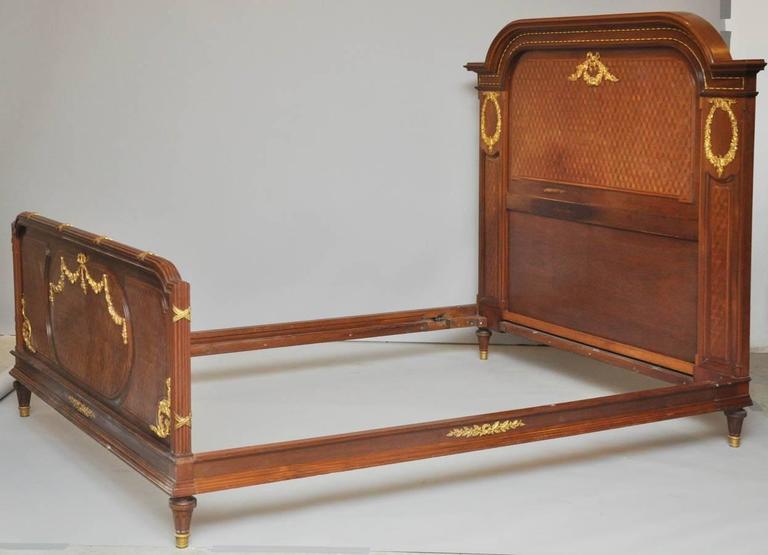 French Louis XVI Neoclassical QueenSize Bed at 1stdibs