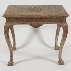 George I Silvered Gesso Table, James Moore, England, circa 1715