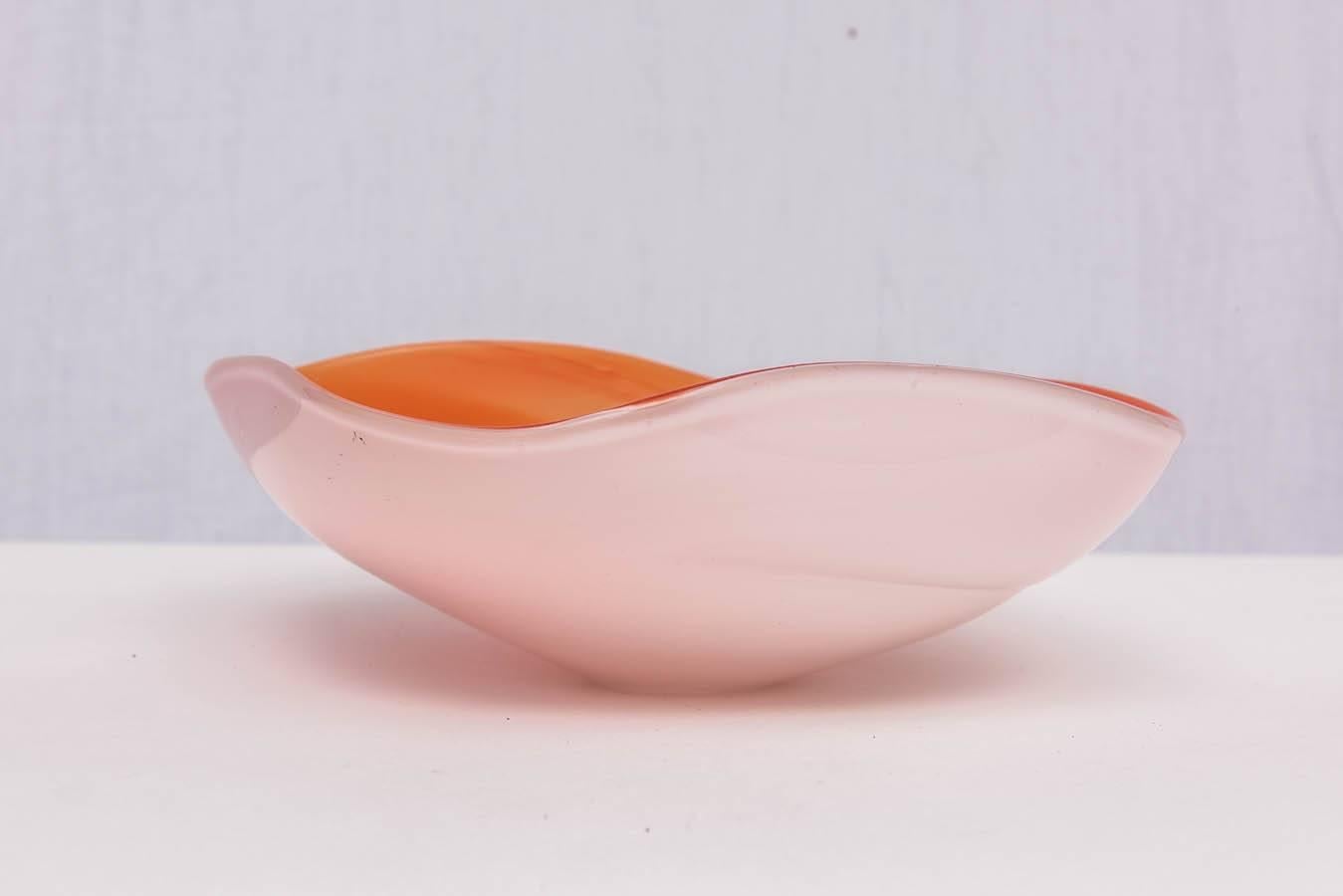 Camer Glass Decorative Bowl, USA, 1970s 1