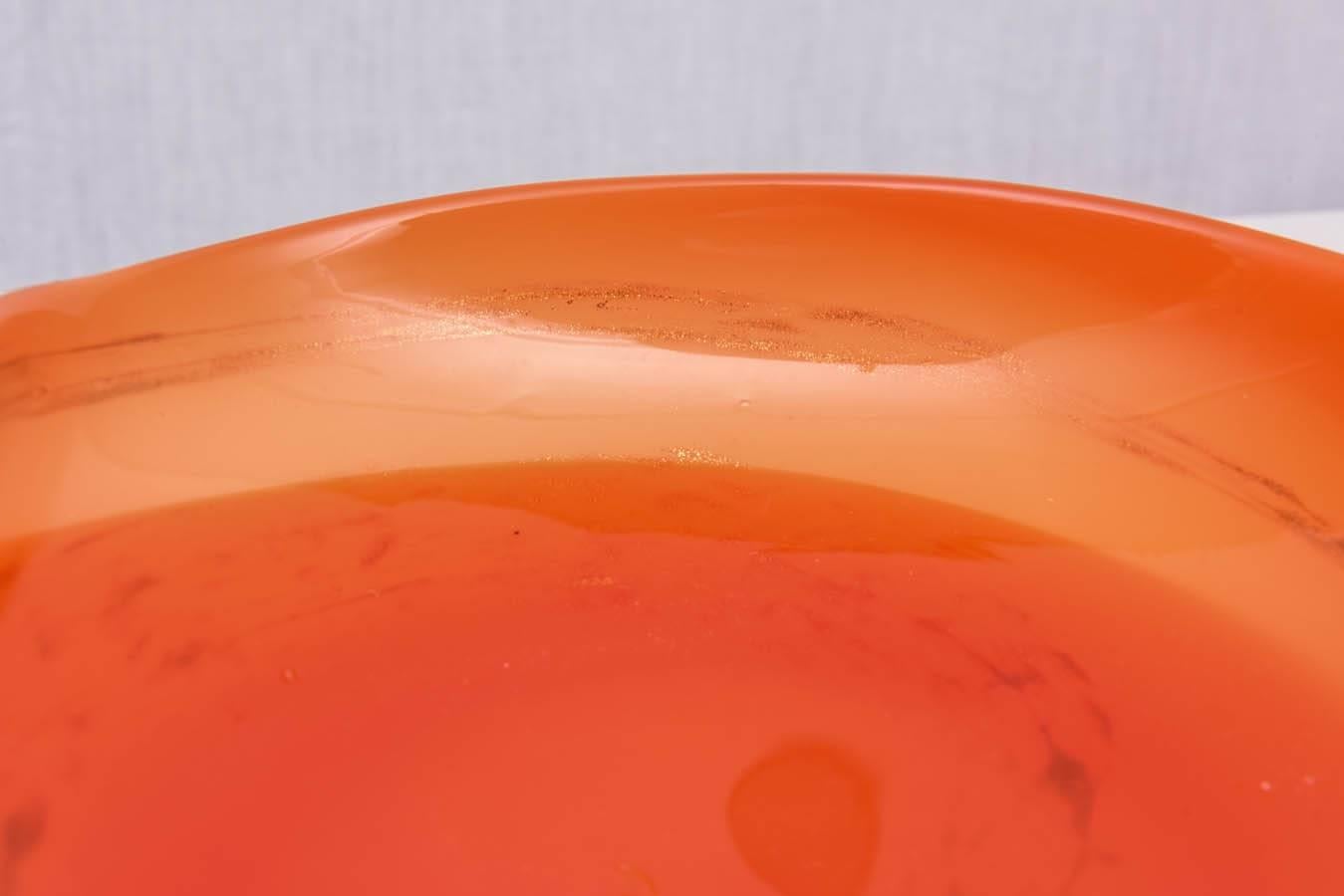 Camer Glass Decorative Bowl, USA, 1970s 3