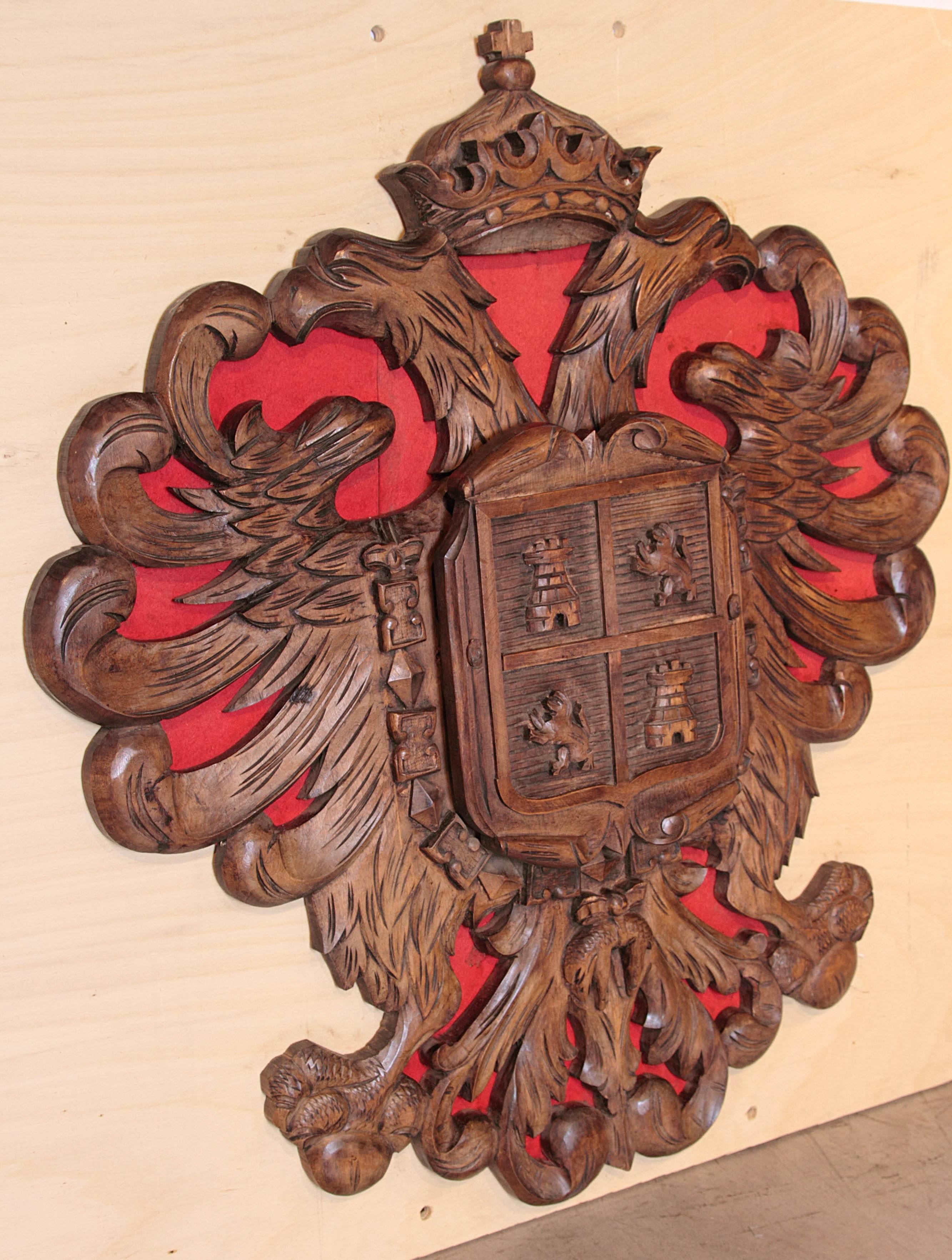 antique coat of arms for sale