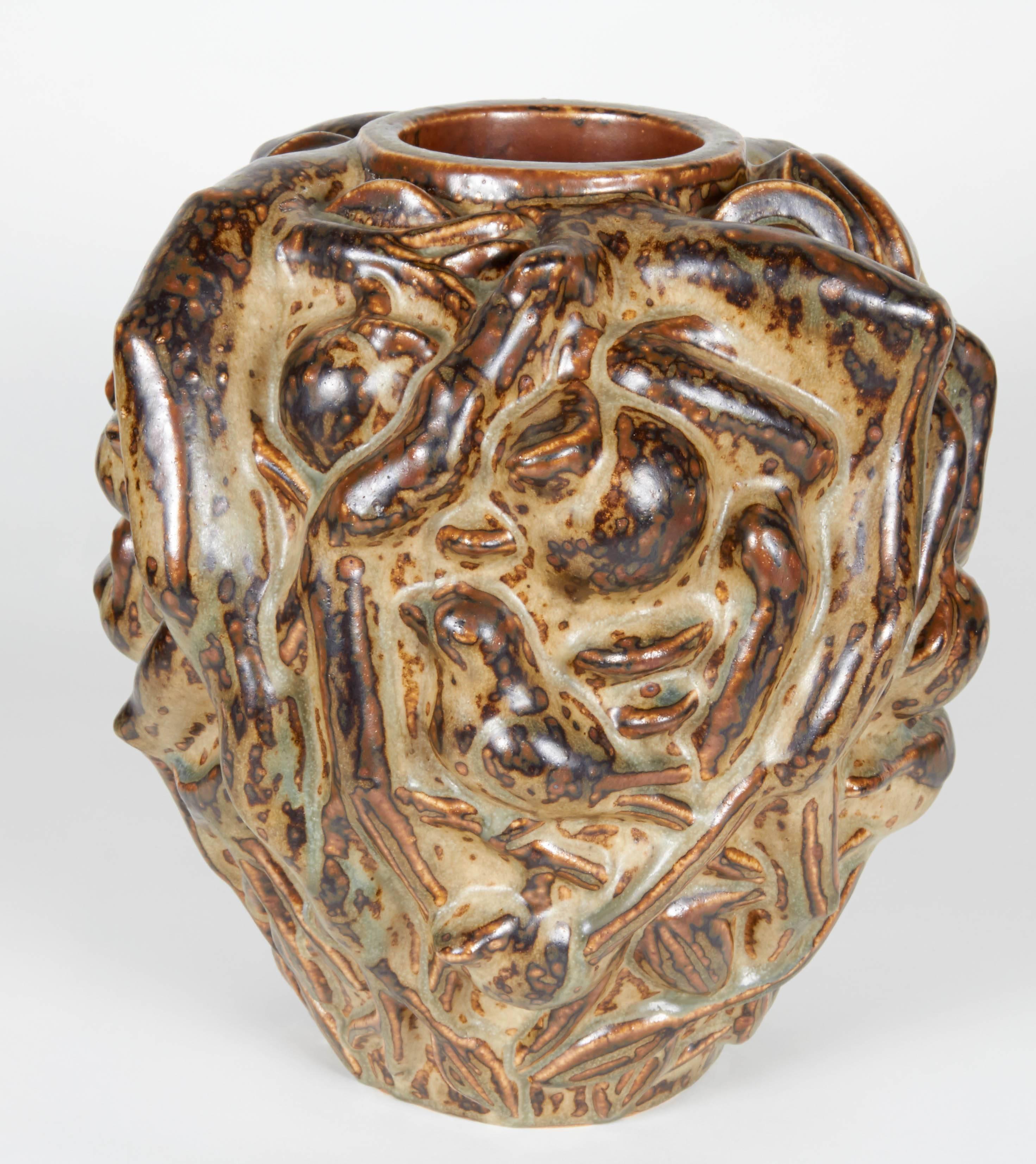 Stoneware 'Summer' Vase, Axel Salto, circa 1950