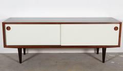 Danish Low Credenza or Sideboard from Denmark, White