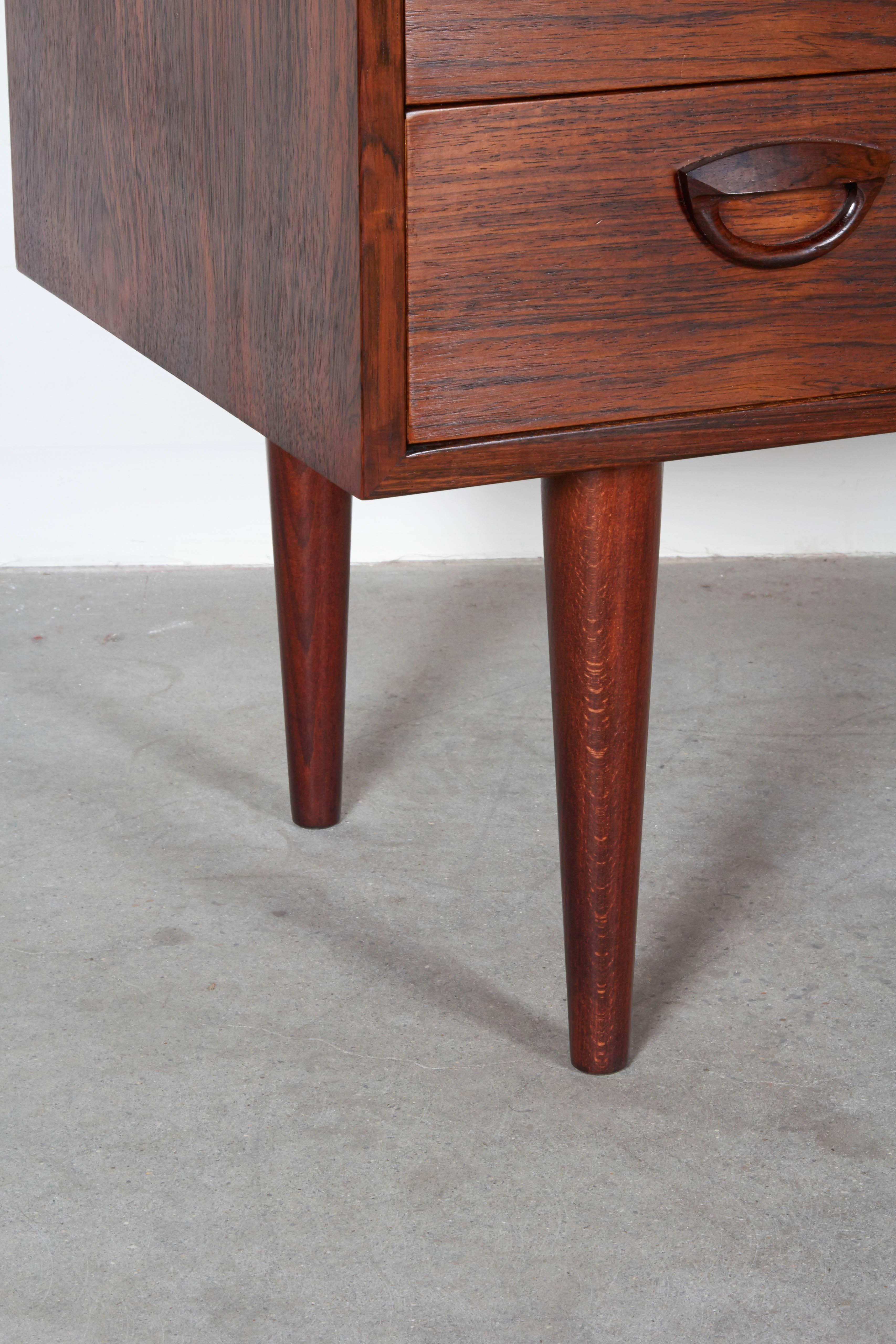 Oiled Kai Kristiansen Danish Rosewood Bachelor Dresser