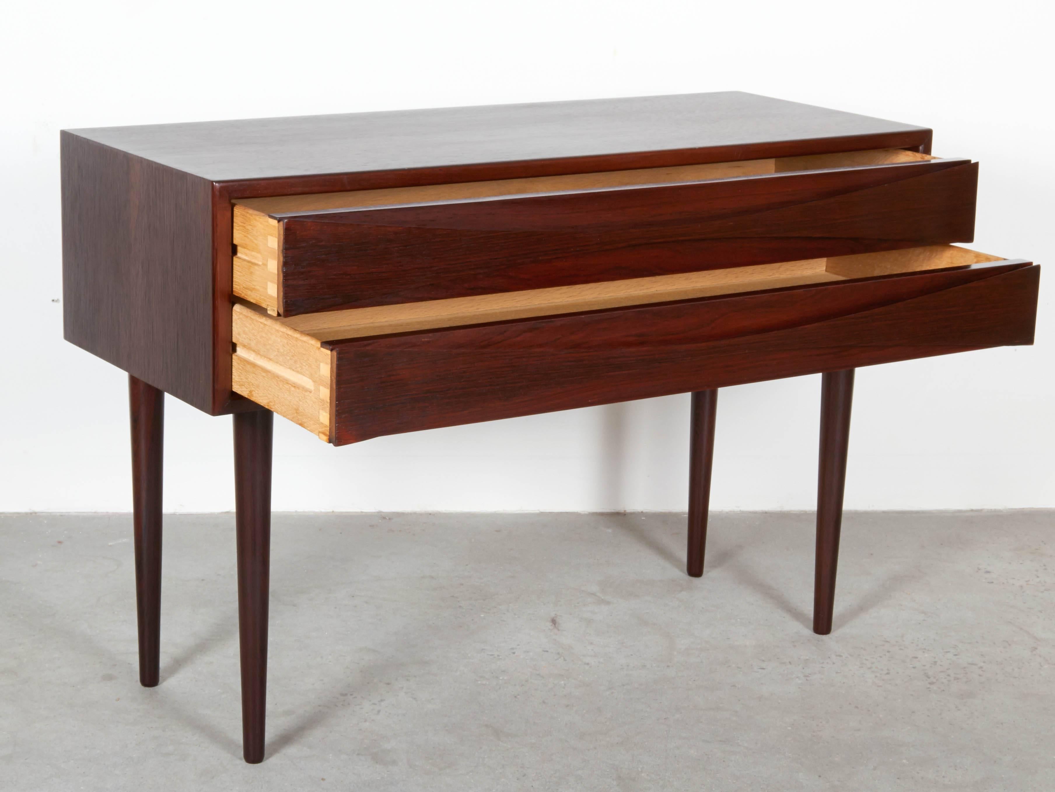 Arne Vodder Rosewood Nightstand by Sibast In Excellent Condition In New York, NY