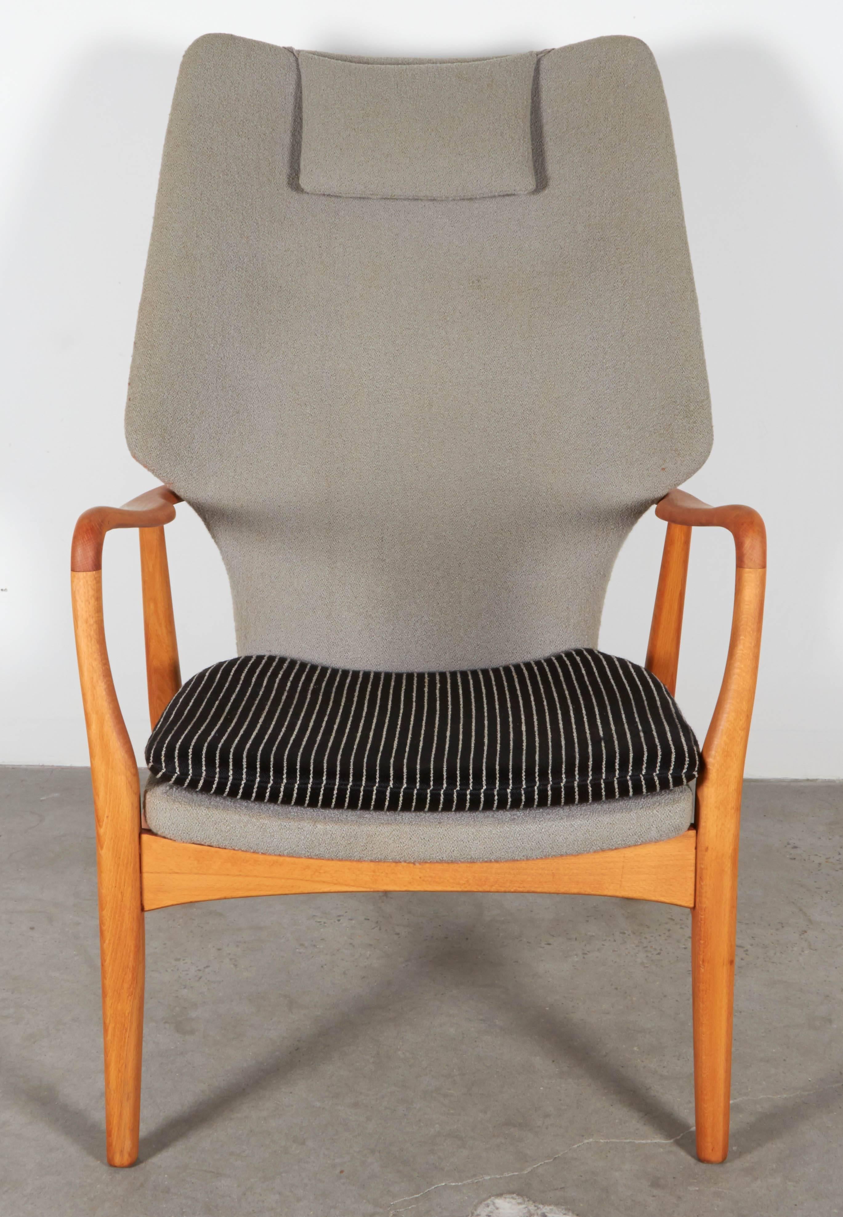 Scandinavian Modern Modern Wingback Danish Armchair by Mattson Schubel
