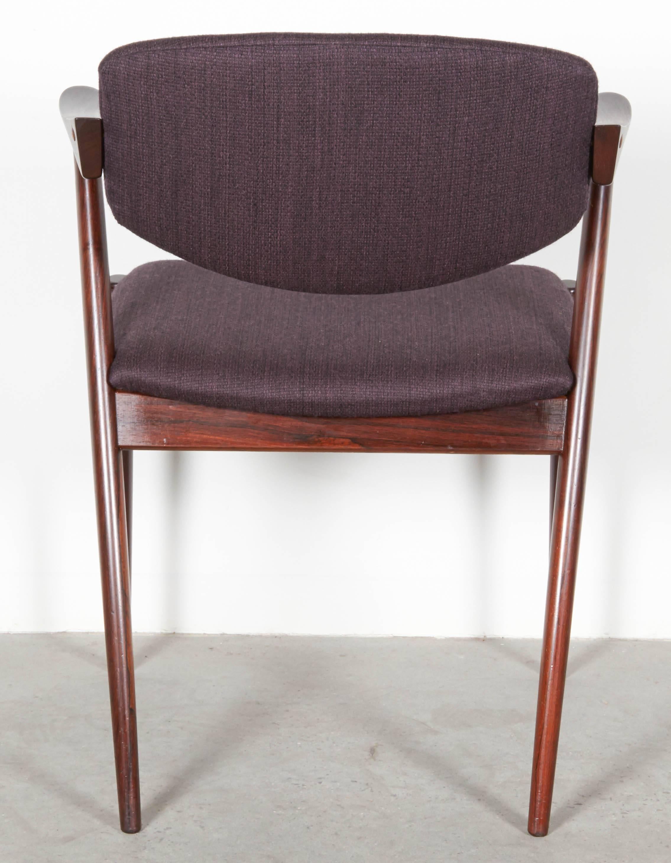 Oiled Kai Kristiansen No. 42 Dining Chairs, Set of 8