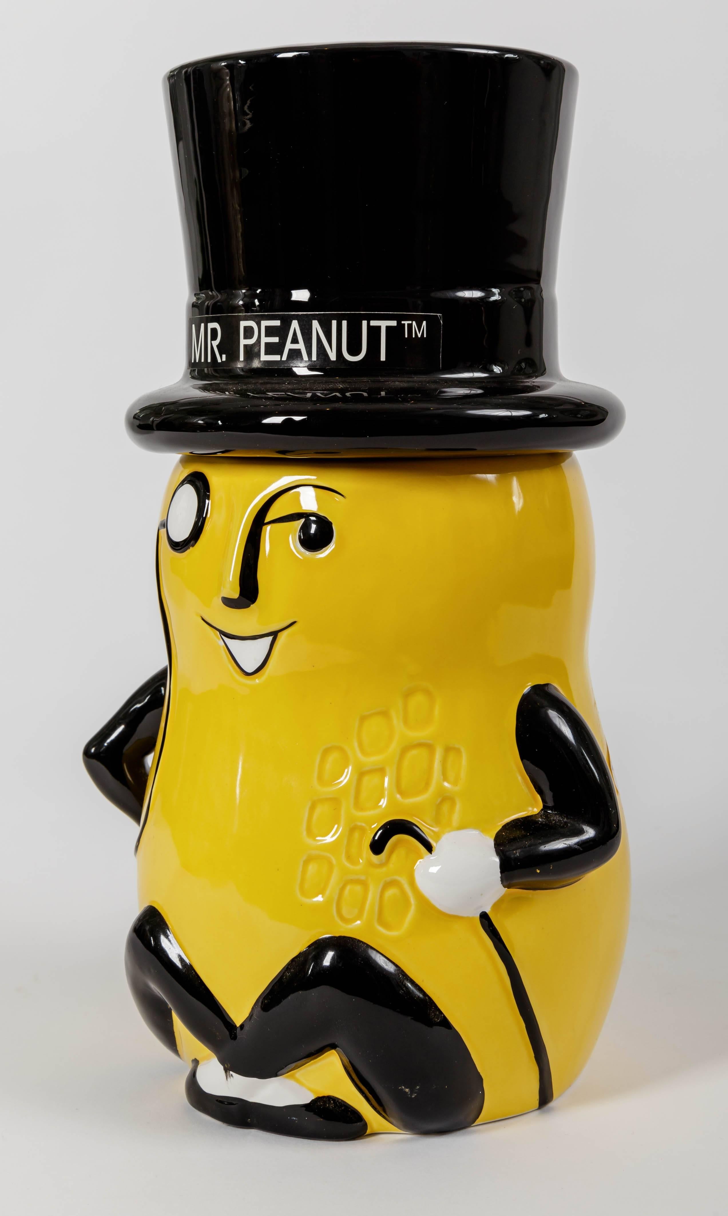 Vintage peanut man cookie jar.