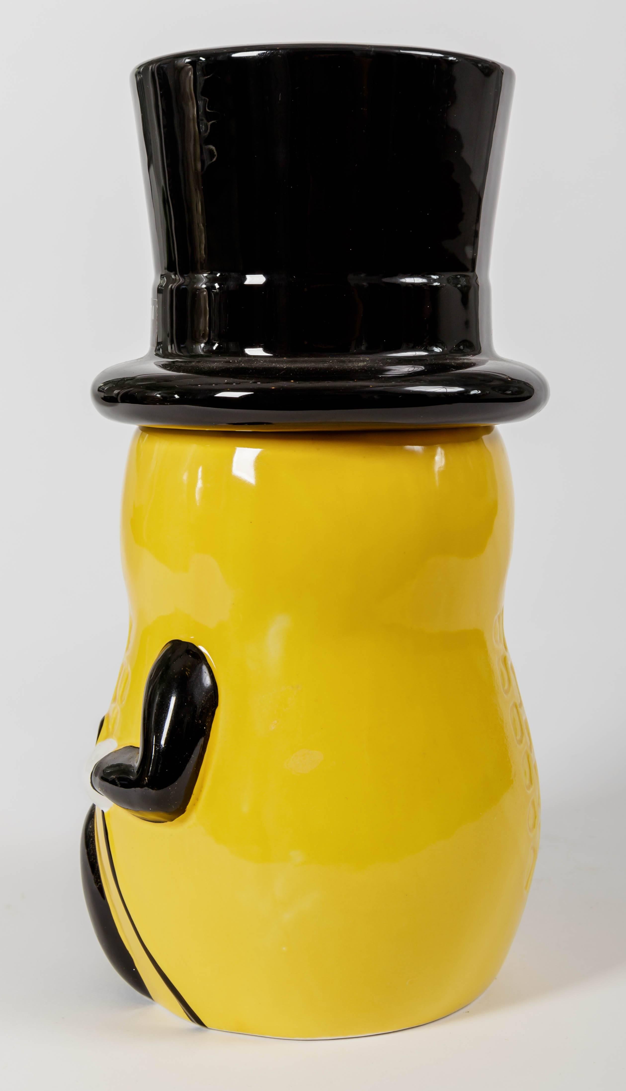mr peanut cookie jar