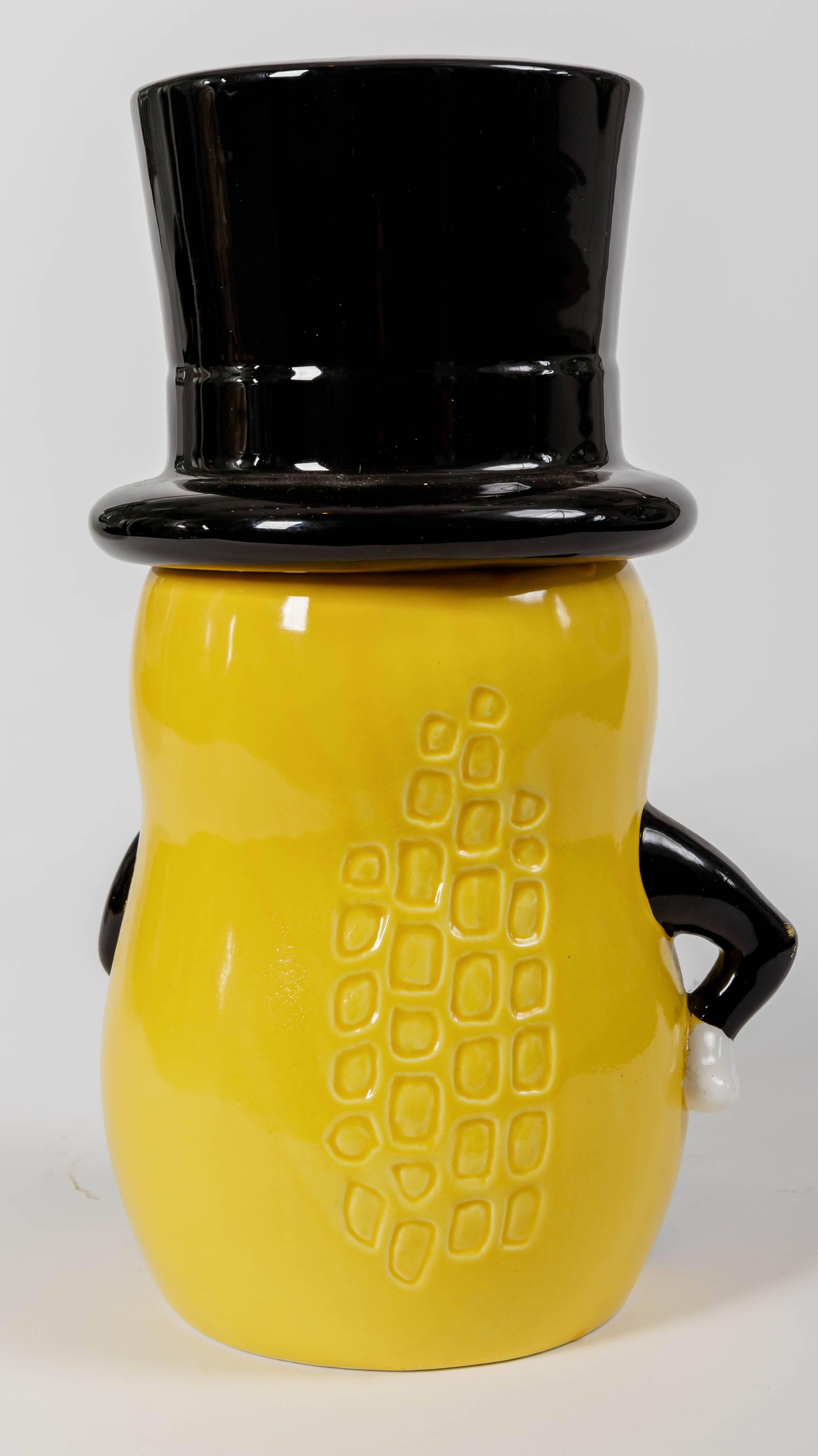 mr. peanut cookie jar
