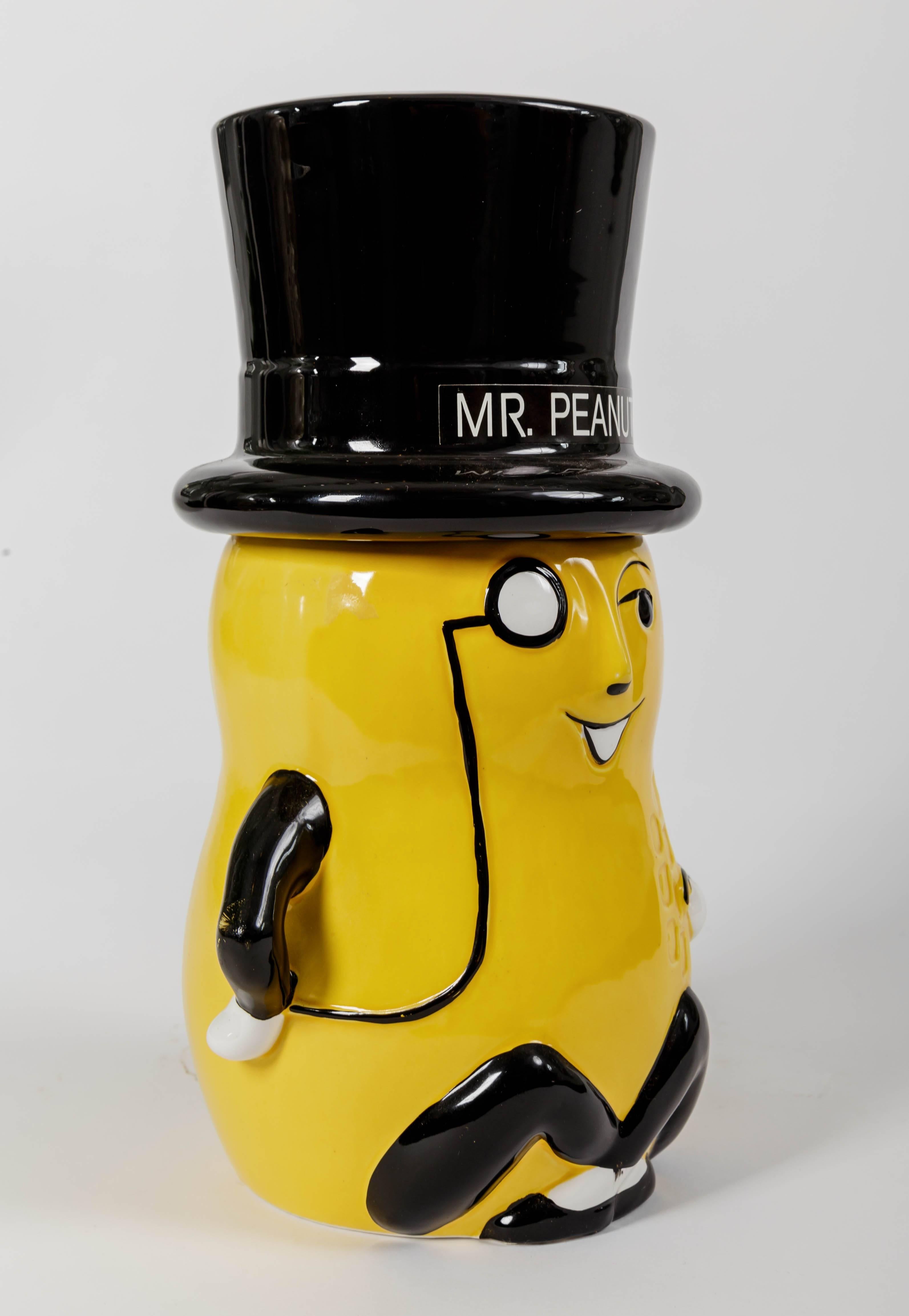 Mid-Century Modern Vintage Peanut Man Cookie Jar