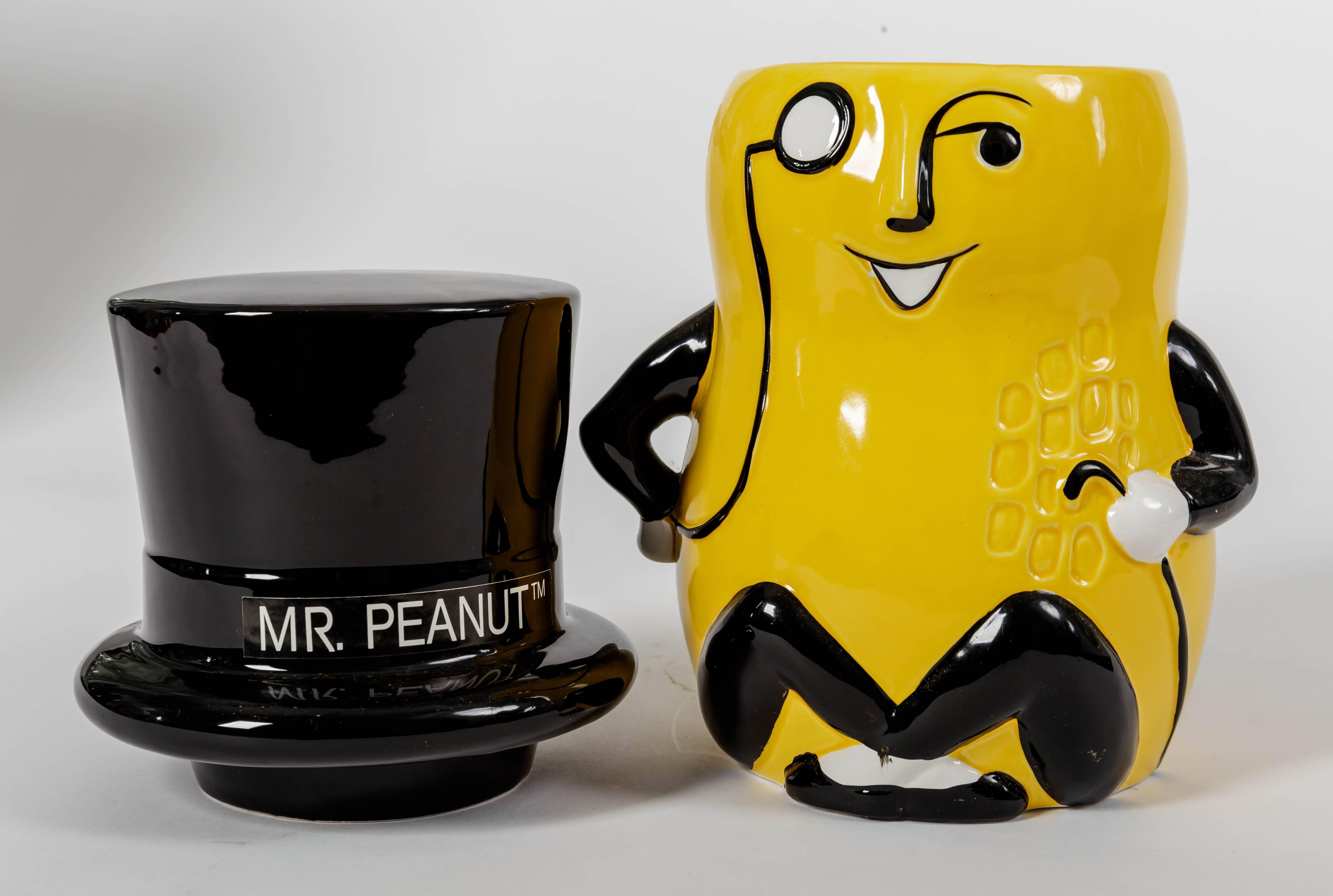 Vintage Peanut Man Cookie Jar In Excellent Condition In Bridgehampton, NY