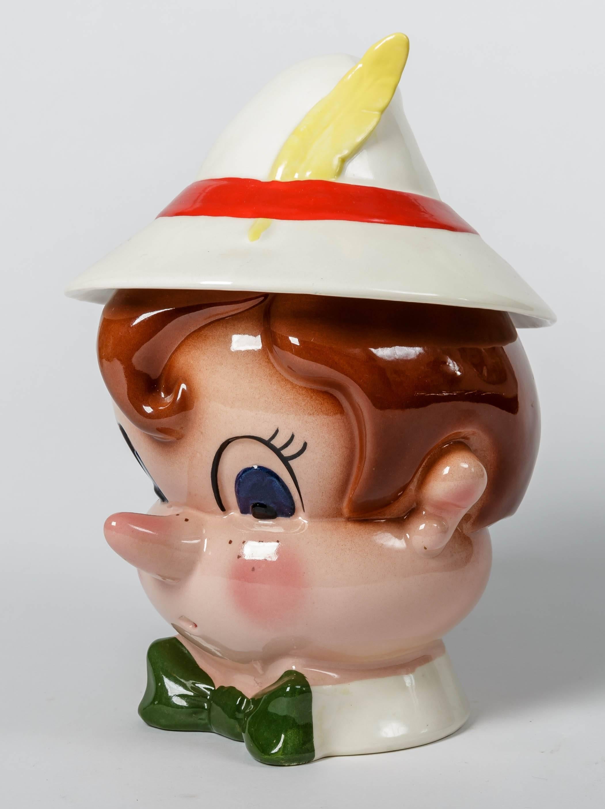 Vintage Pinocchio cookie jar.