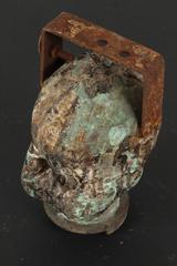 Vintage Bronx Toy Factory Copper and Screw Eyes Iron Doll Mold Head