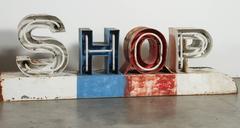 Vintage Americana Mid-Century Neon Barber Shop Sign