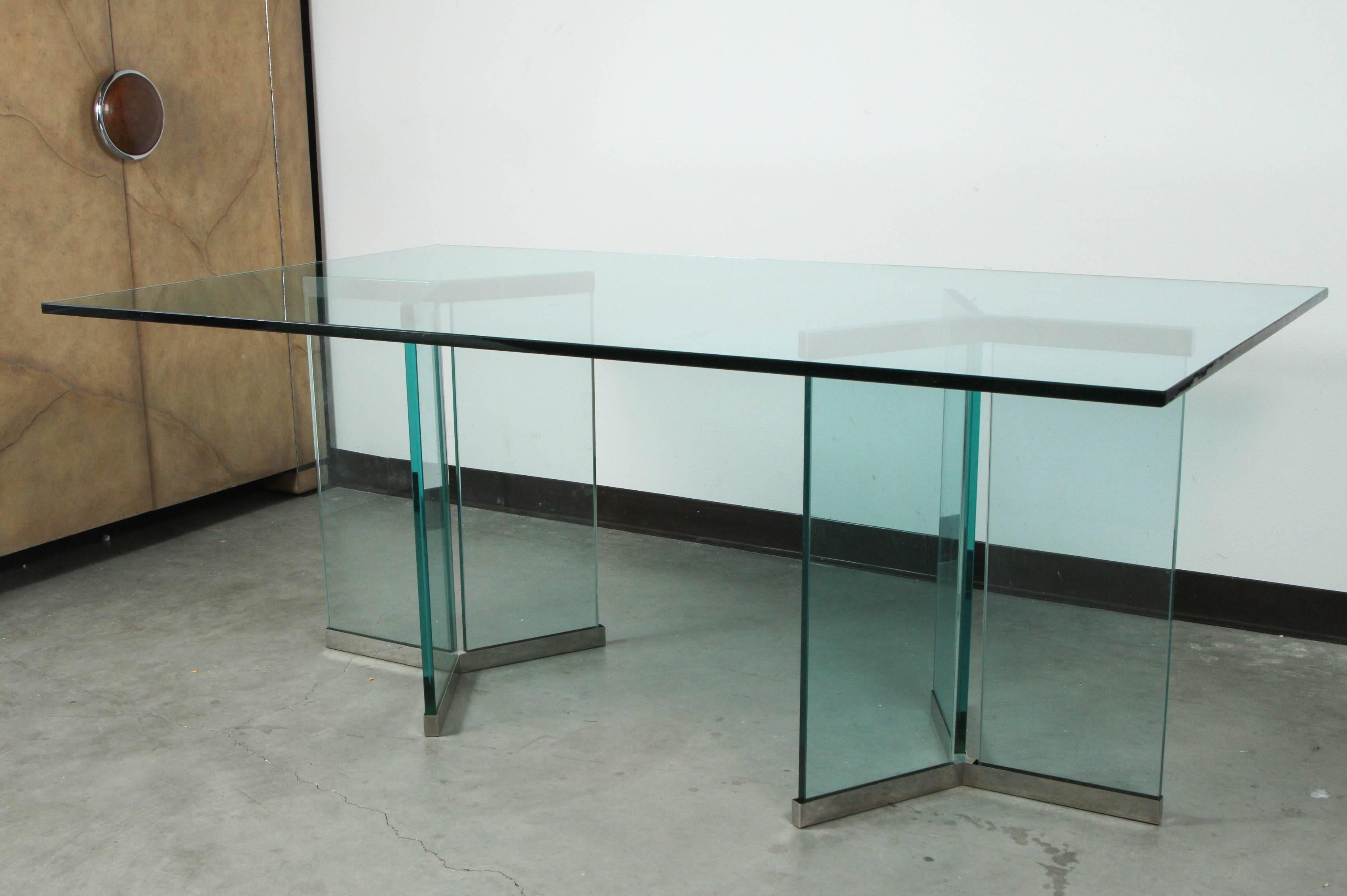 Late 20th Century Pace Dining Table by Leon Rosen