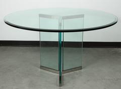 Triangular Base Dining Table by Pace