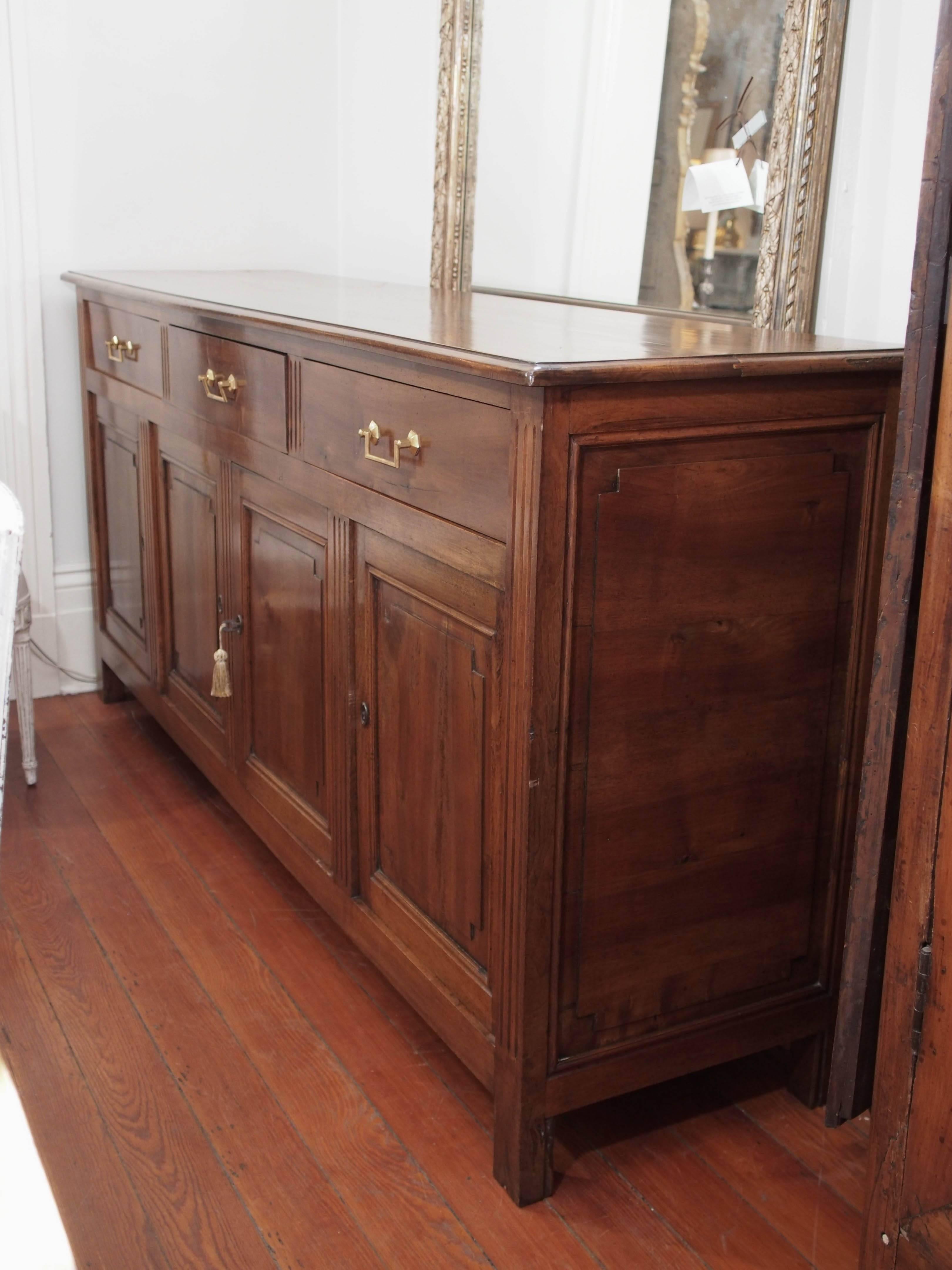 19th Century Walnut Directoire Enfilade For Sale 2