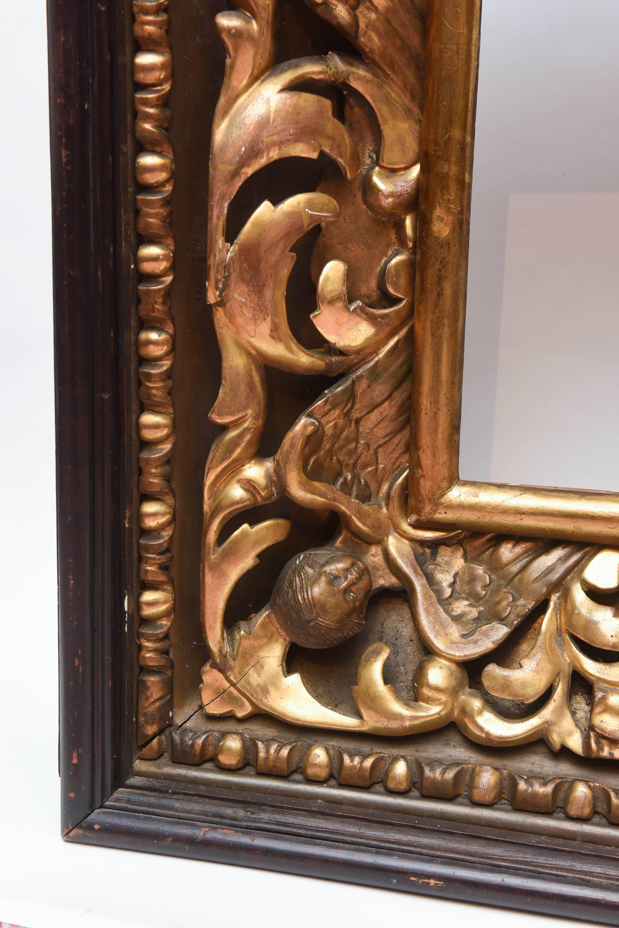 Giltwood Superb 16th-17th Century Gilded Frame