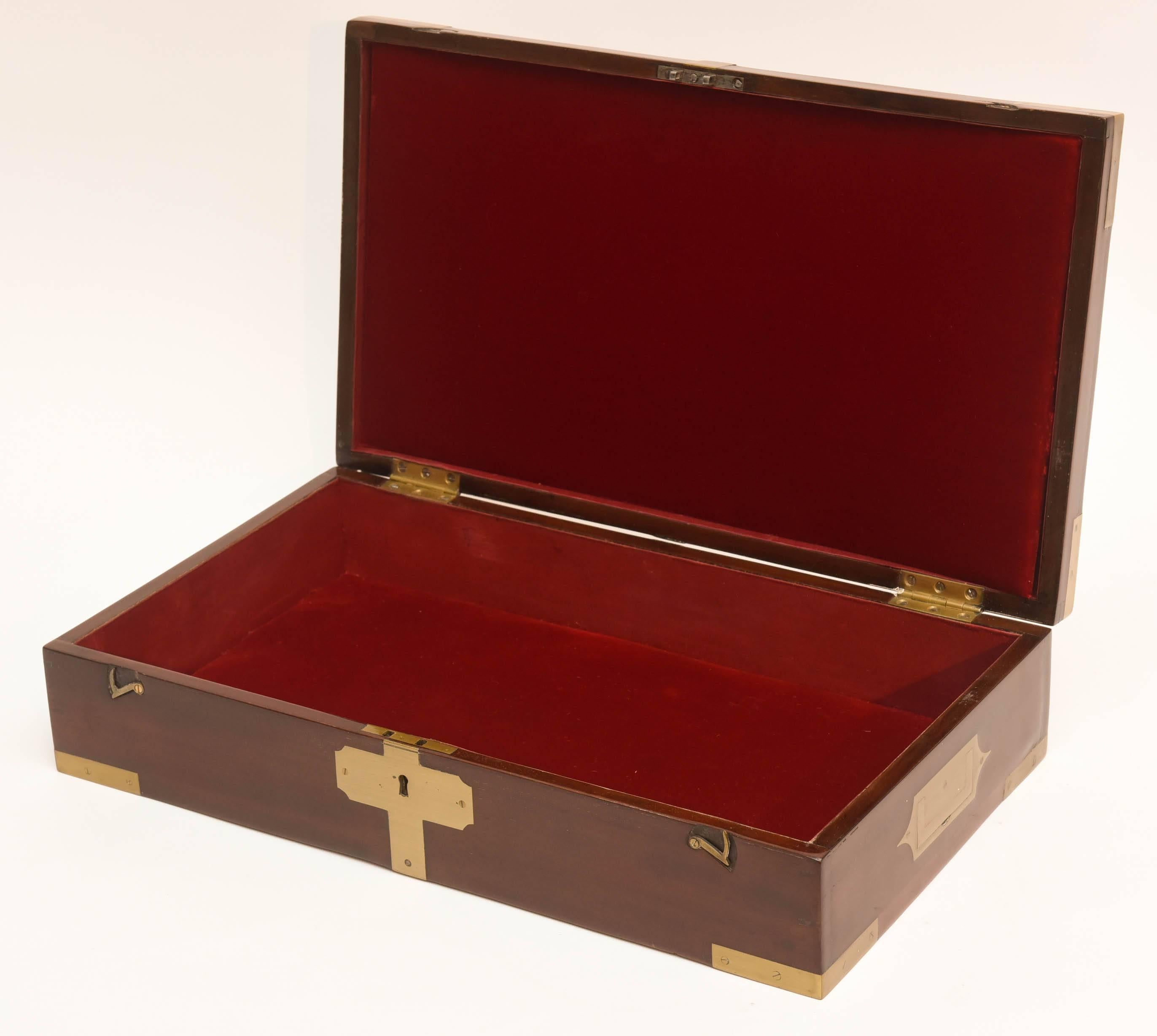 Mid-19th Century Rare 19th Century British Campaign Box