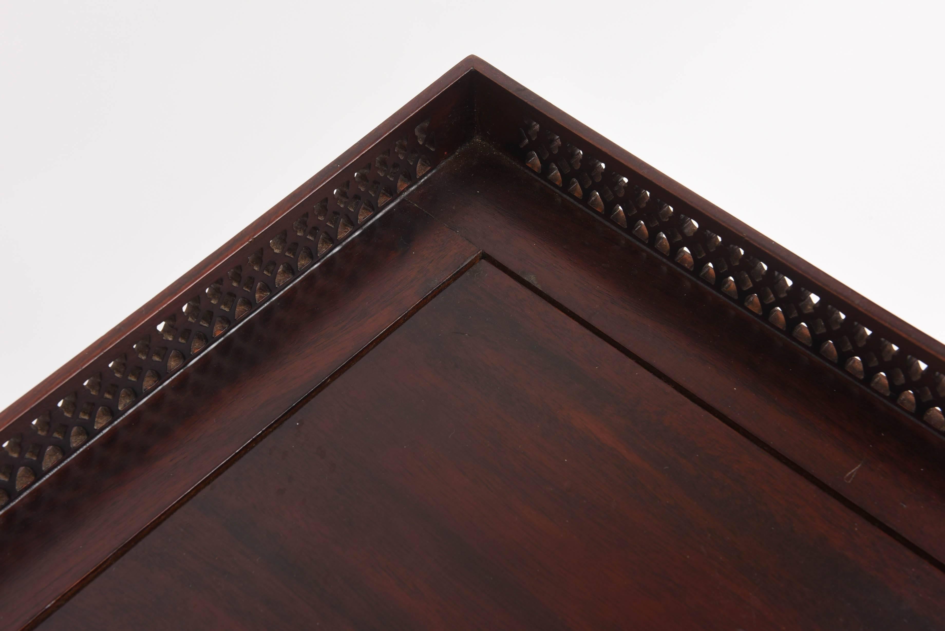 Pair of Chippendale Gothic-Revival Style Stands, Pedestals or Side Tables 1