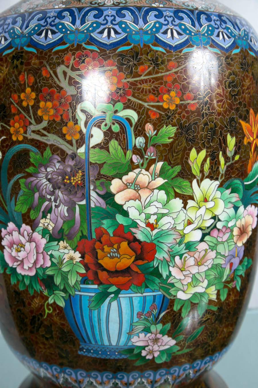 cloisonne vases for sale