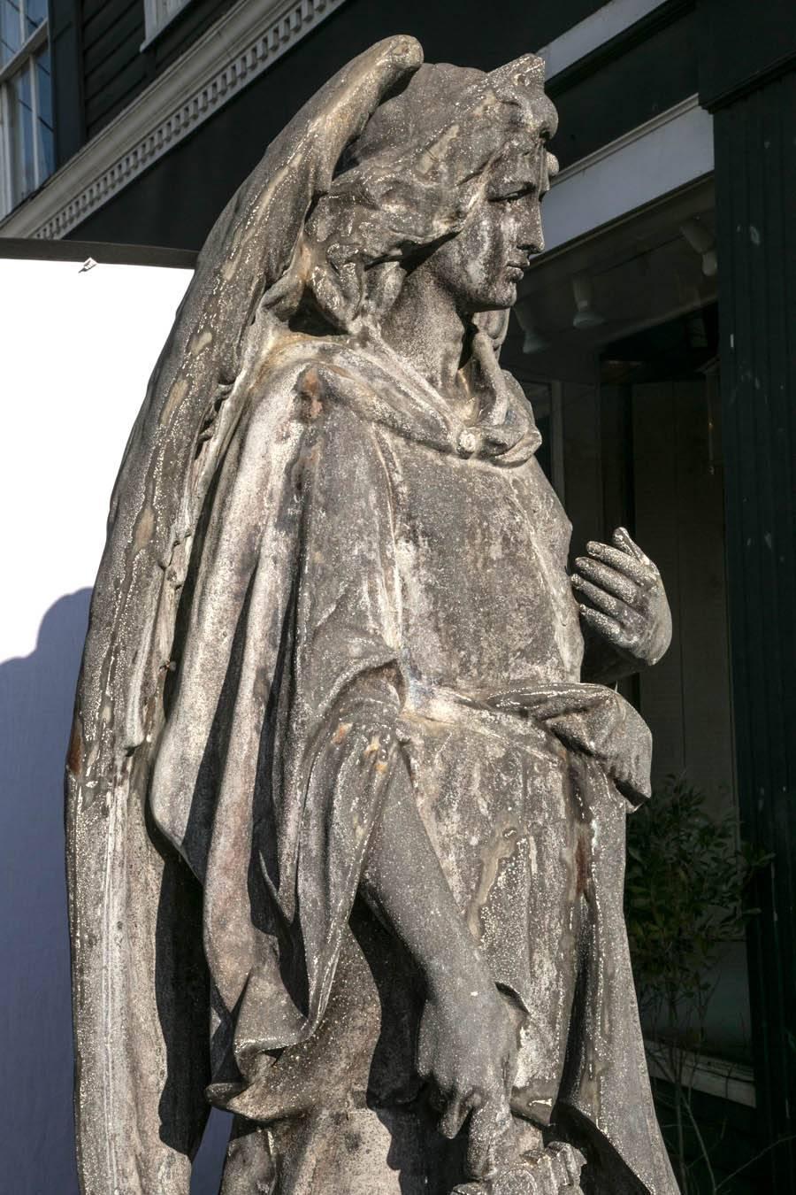 archangel michael garden statue