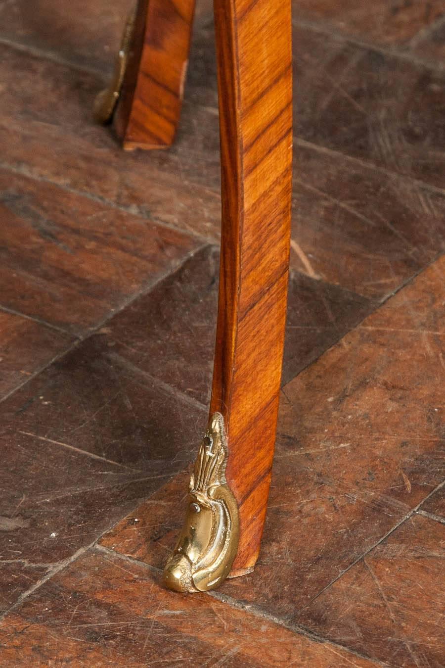 Veneer Pair of Louis XV Style Side Tables