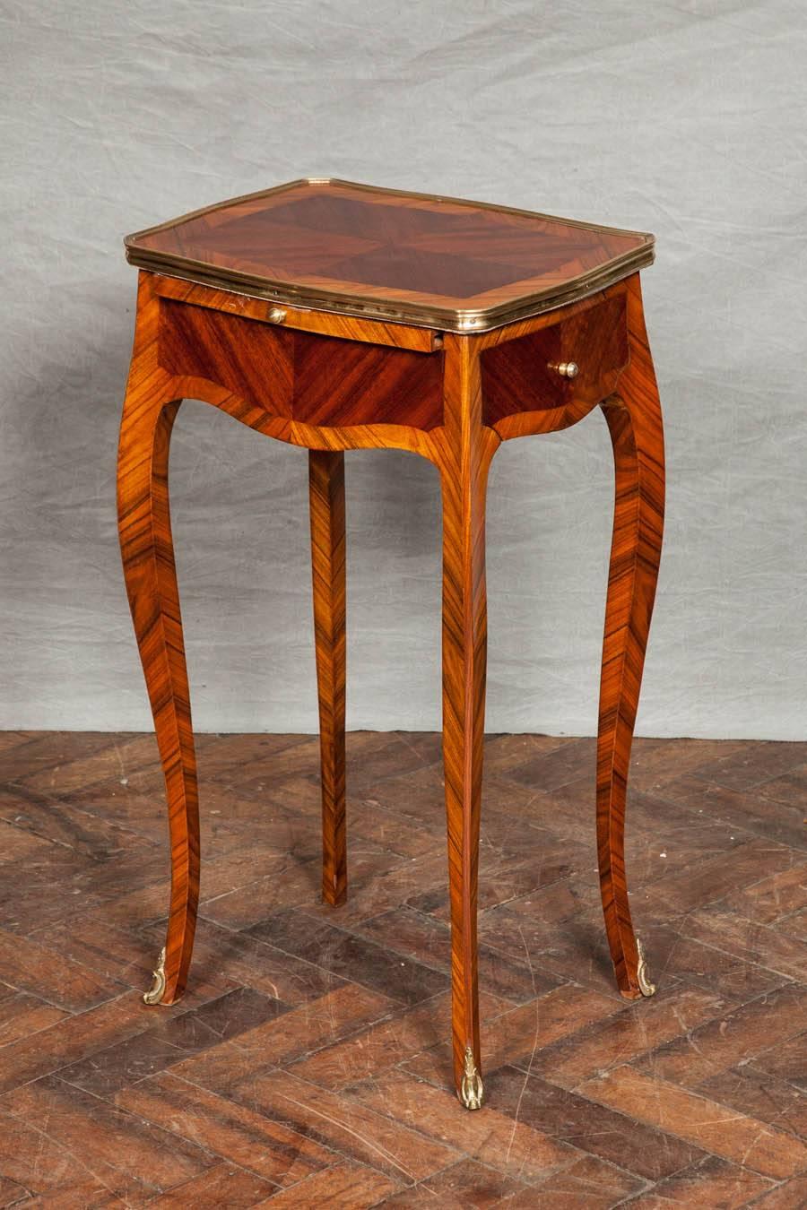 Kingwood Pair of Louis XV Style Side Tables