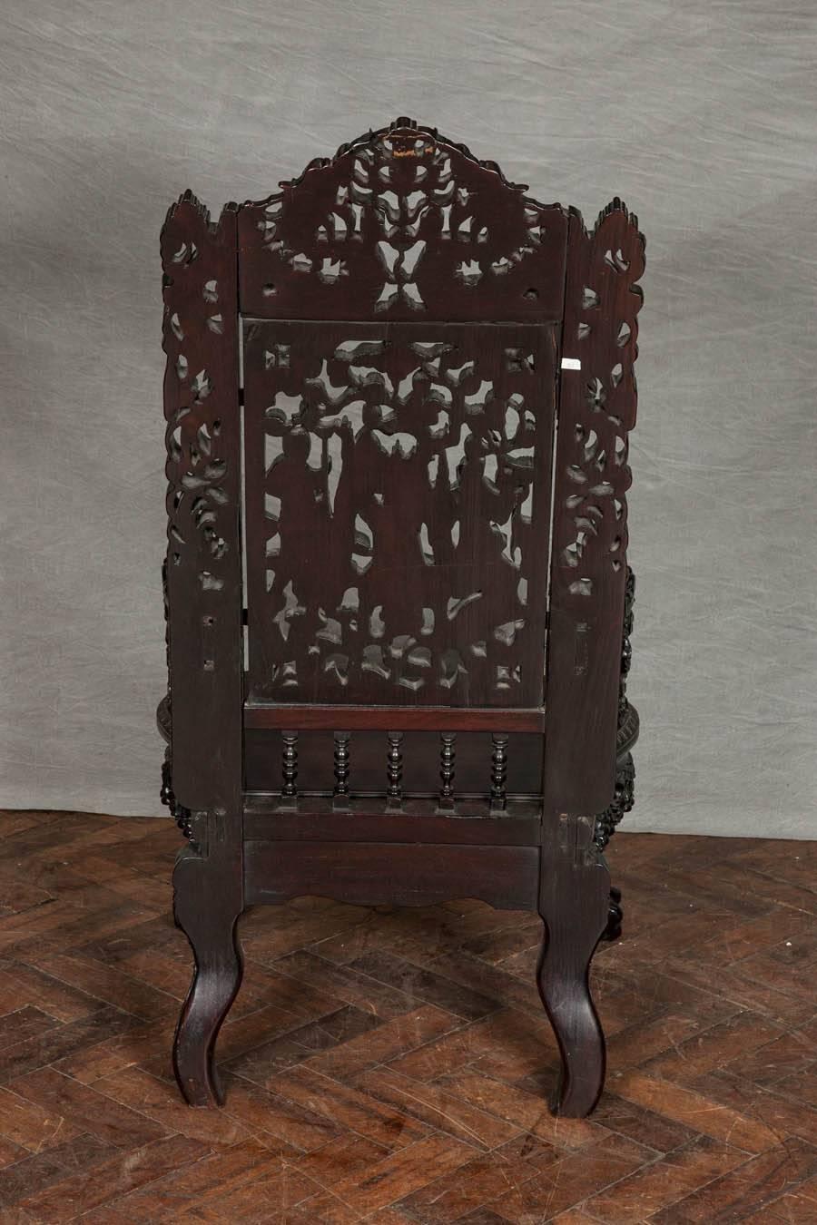 19th Century Chinese Hardwood Armchair 5