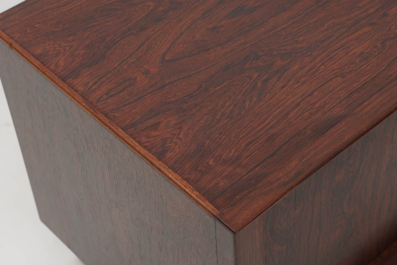 Gorgeous pair of danish rosewood tambour door nightstands by falster ... Thorengaard