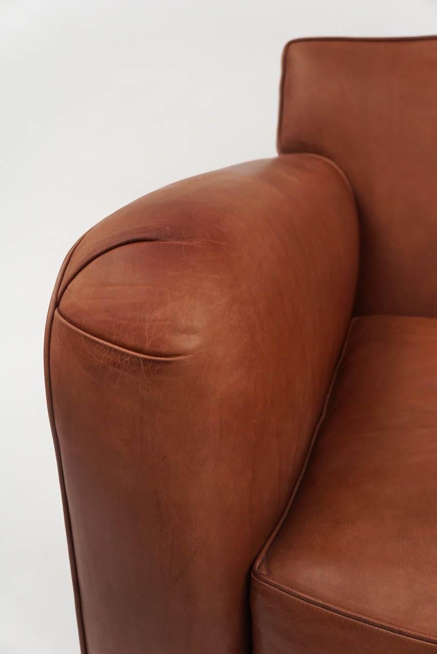 Donghia Leather Lounge Chair 2