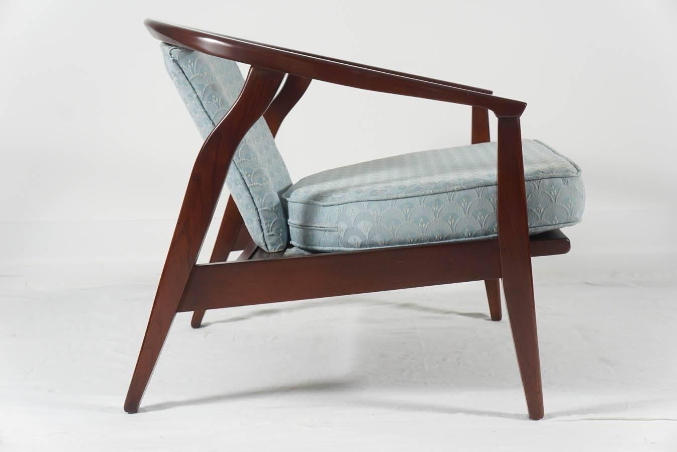 American Pair of Mid-Century Modern Armchairs by Milo Baughman