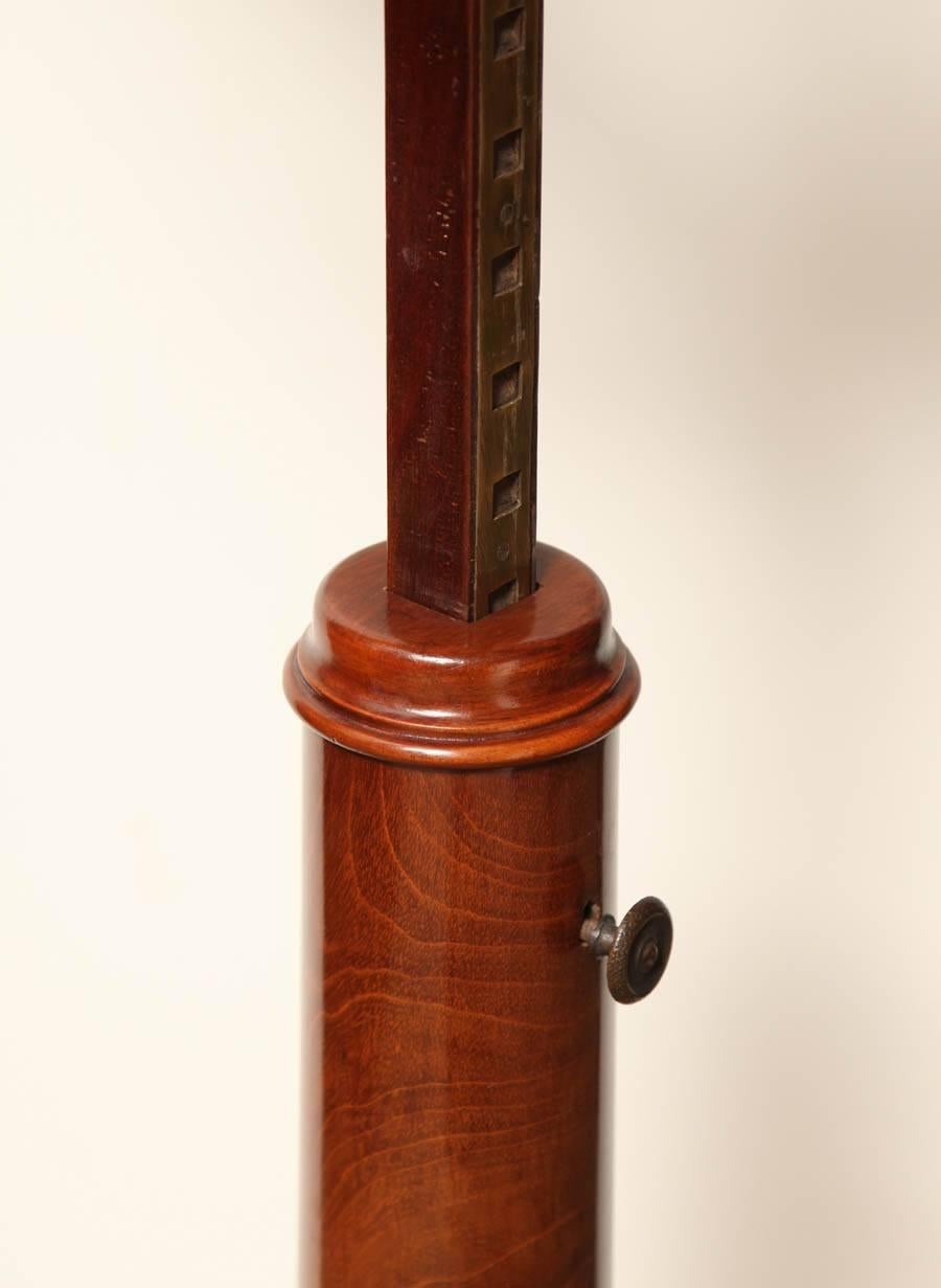 Early 19th Century French, Mahogany, Adjustable Height, Two-Sided Music Stand For Sale 5