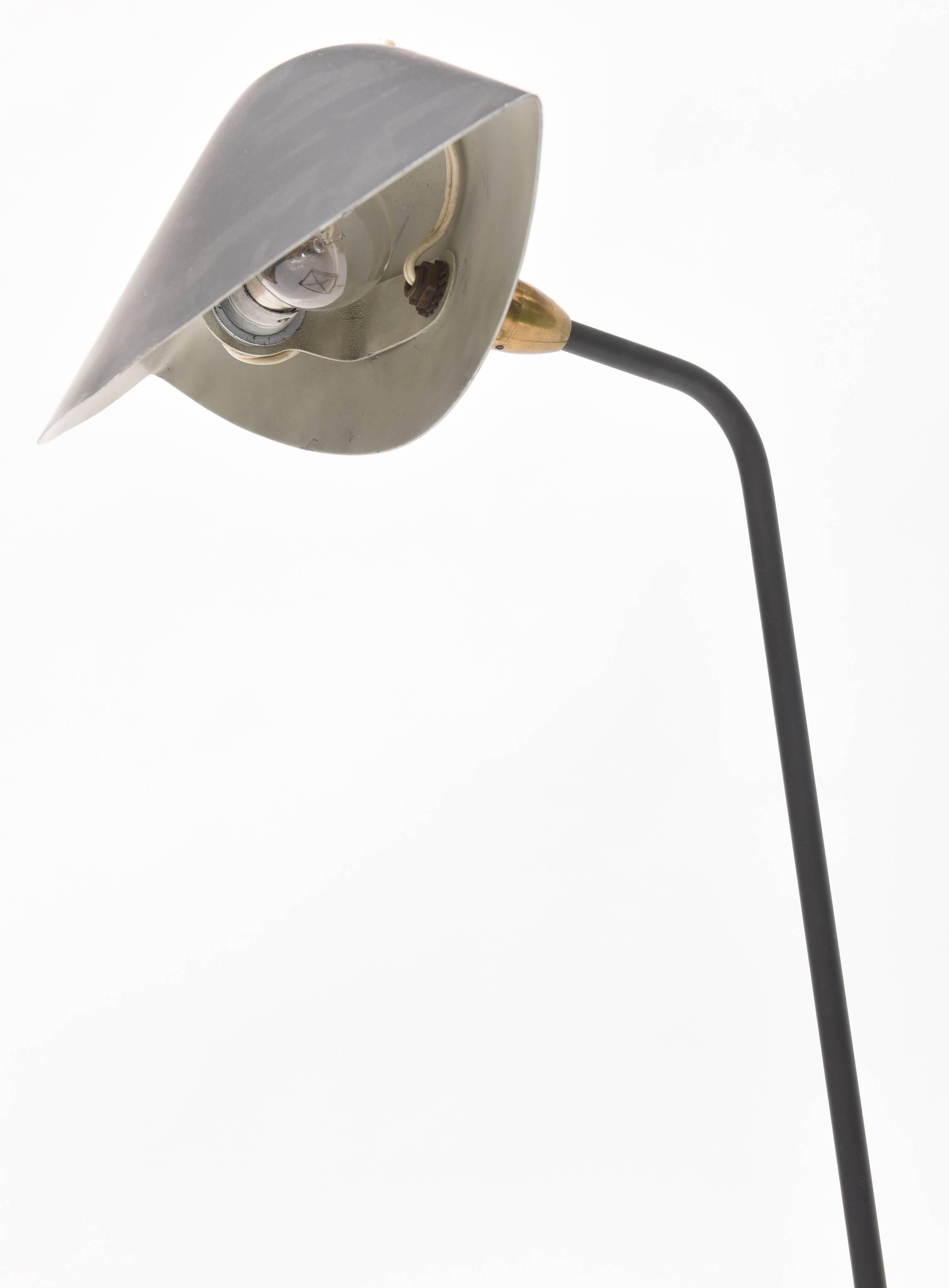 Brass Serge Mouille Agrafee Lamp For Sale