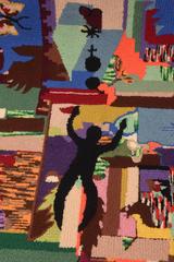 Hand Hooked Tapestry