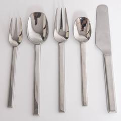 Mid-Century Modern American Ward Bennett Stainless Flatware Supreme Cutlery