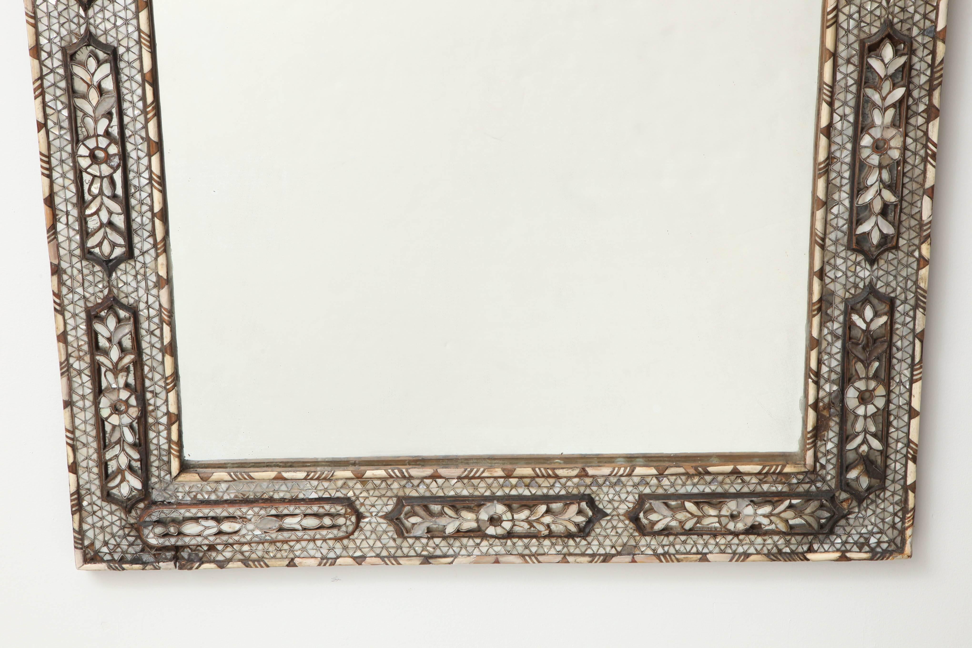 Exceptional 19th Century Syrian Mirror For Sale 5
