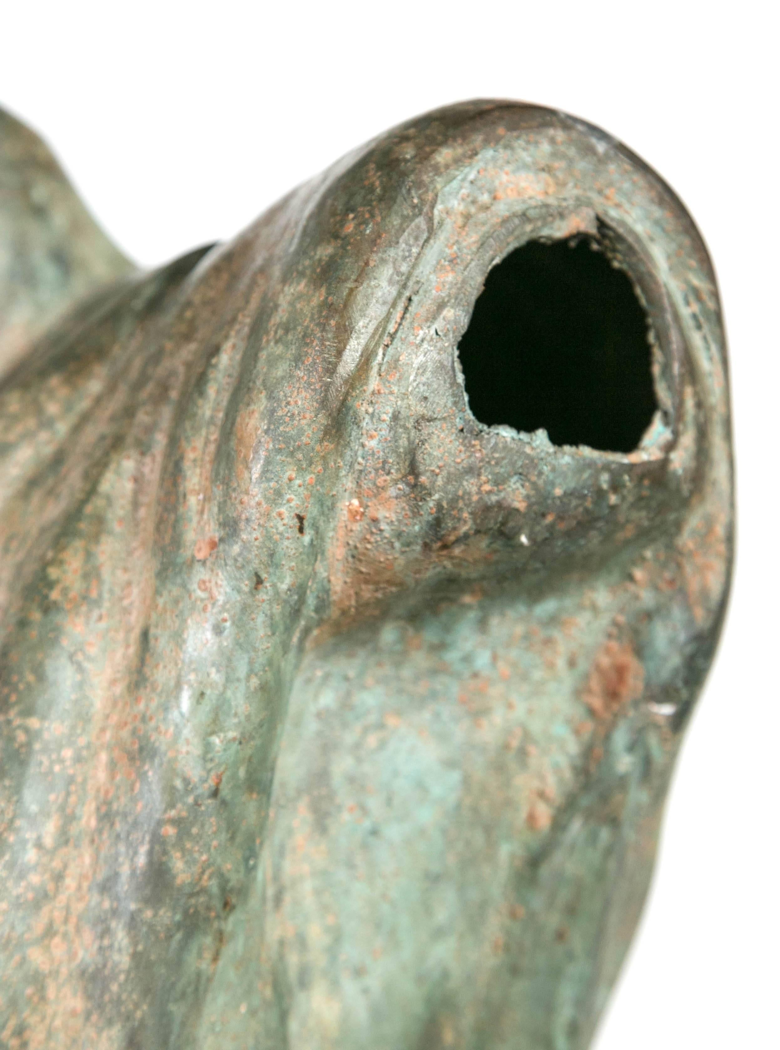20th Century Draped Female Torso in Bronze, after the Antique