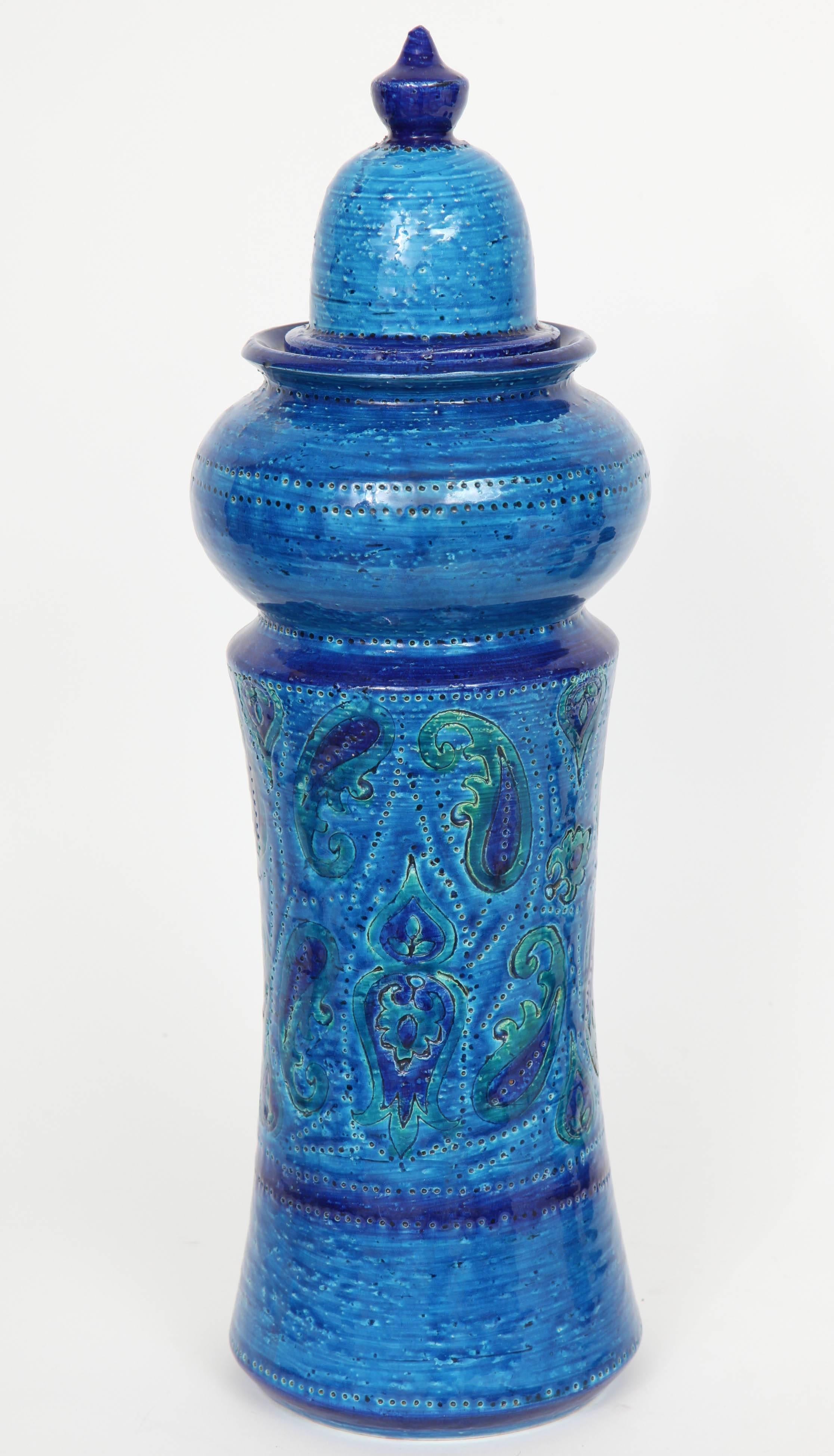 Four-Piece Rimini Blue Ceramic Set by Bitossi 2