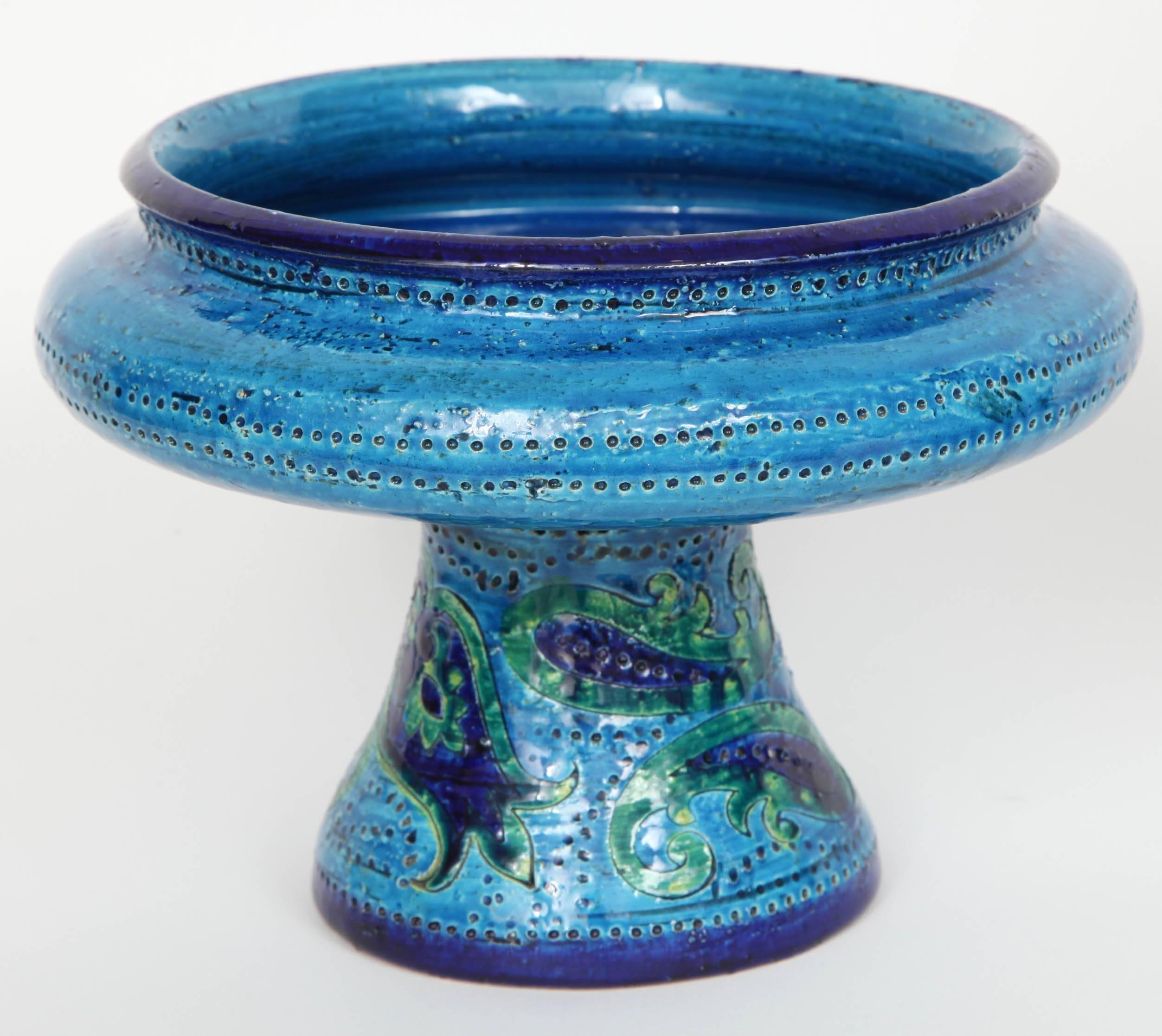 Four-Piece Rimini Blue Ceramic Set by Bitossi 4