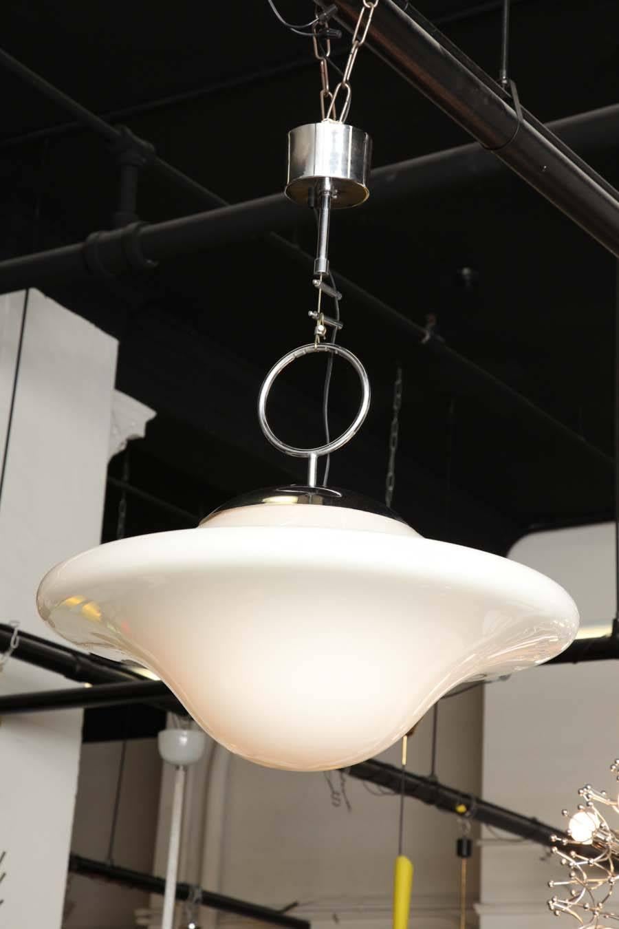 Mid-20th Century Vistosi Chandelier Made in Milan, 1970 For Sale