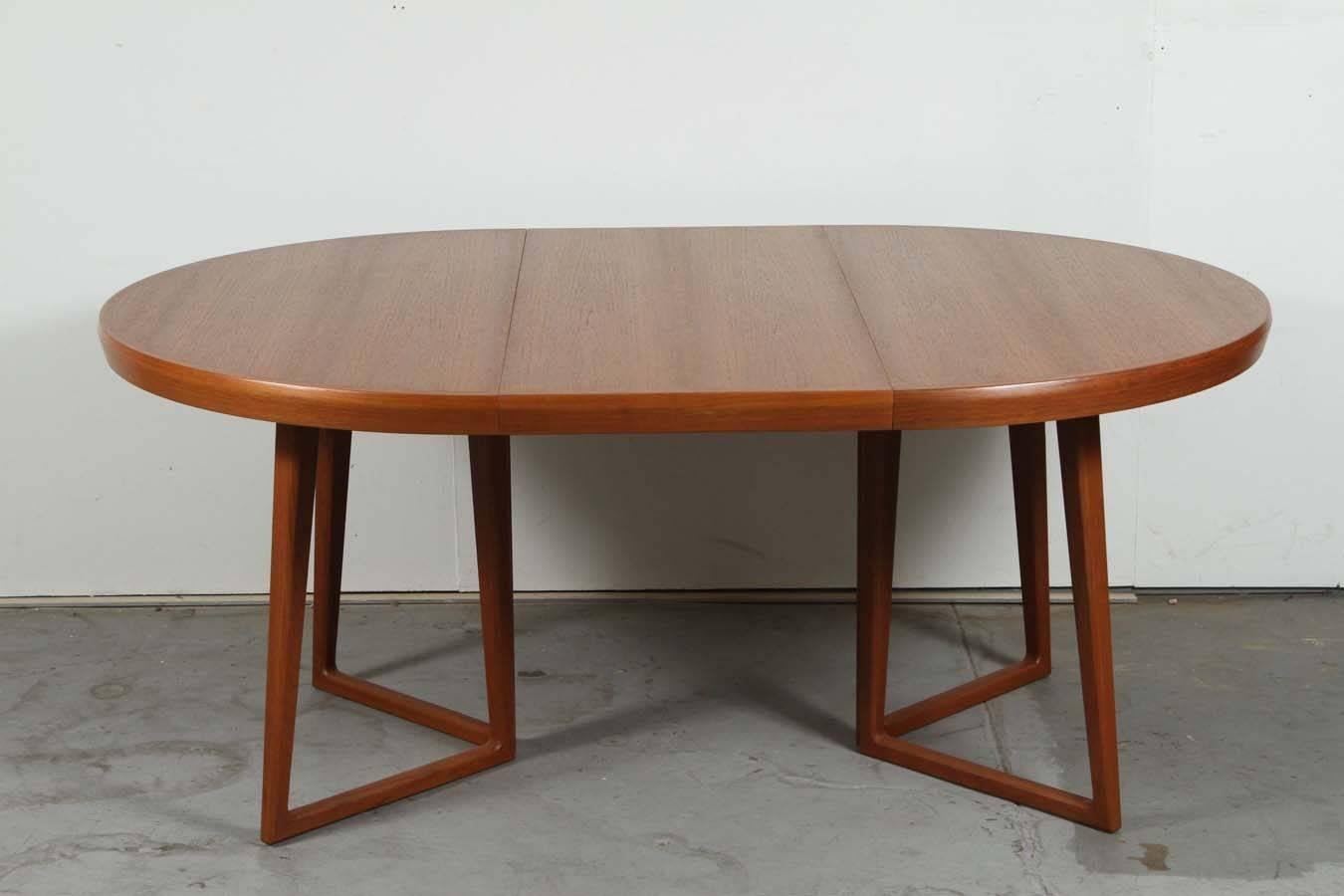 Mid-20th Century Rare Mid-Century Danish Teak Dining Set by Arne Vodder