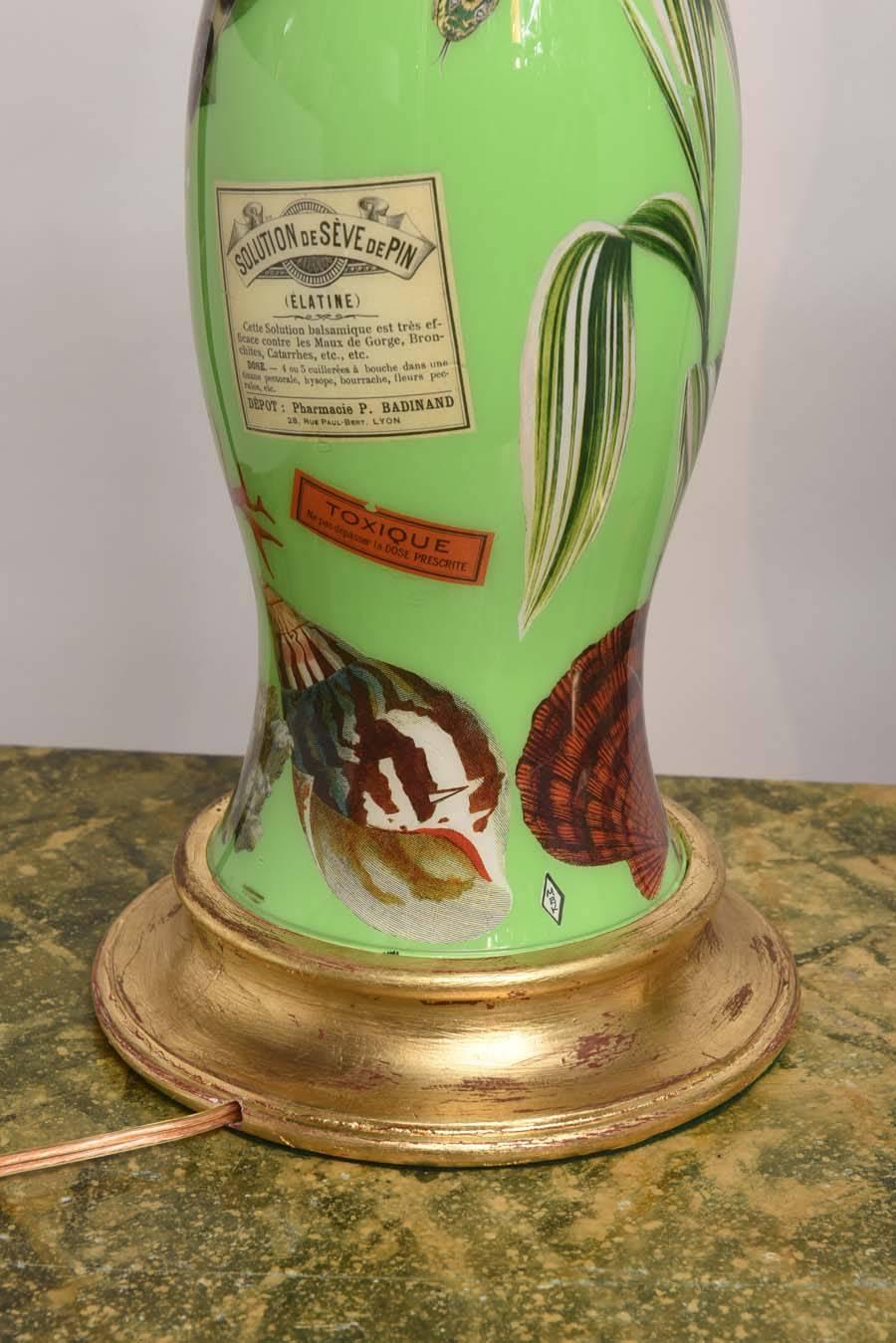 Pair of Decoupage Lamps 2