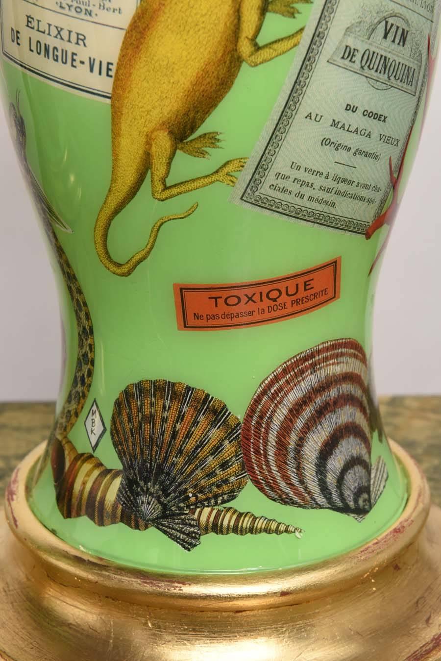 Pair of Decoupage Lamps 4