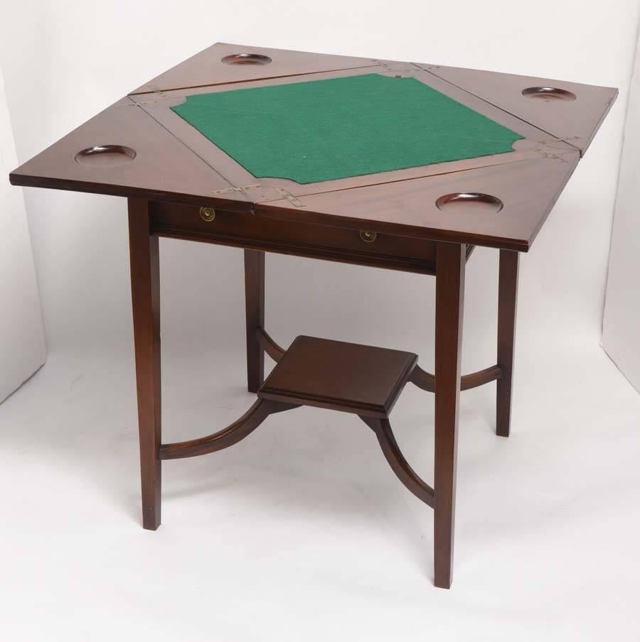 20th Century Folding Game or Side Table