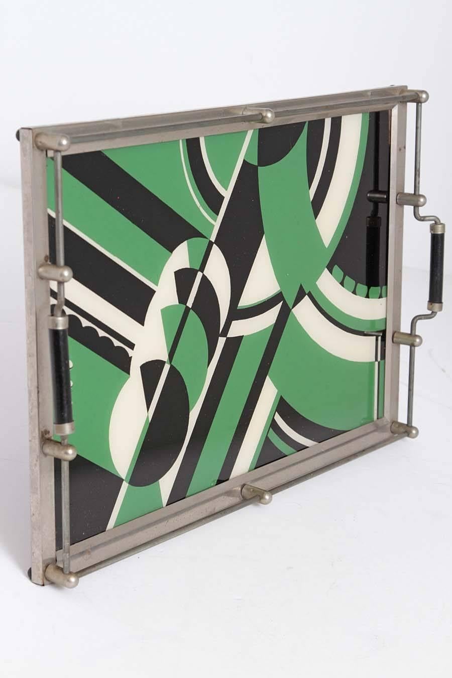 art deco cocktail tray